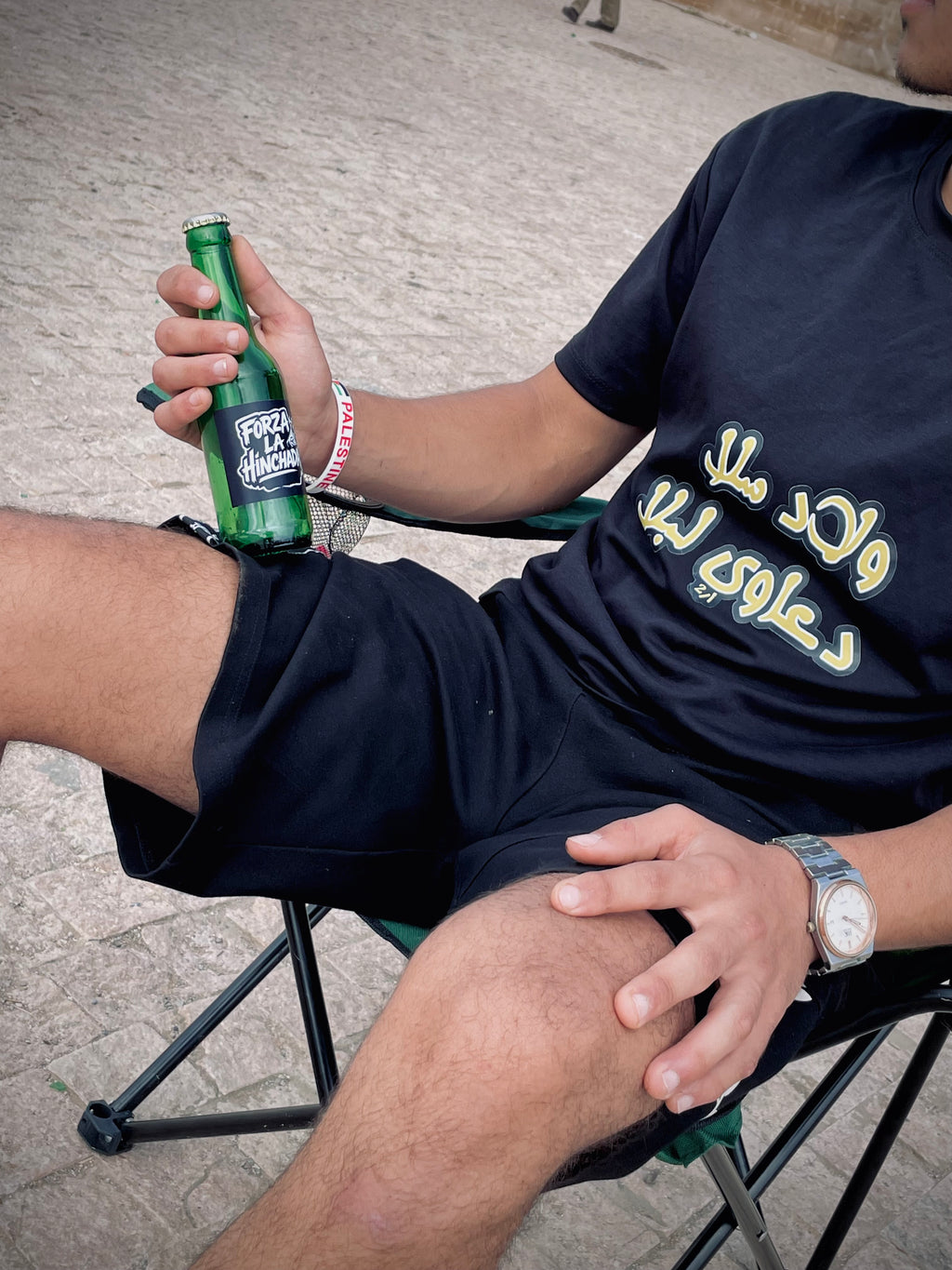 BLACK ULTRAS T-shirt / ولاد سلا دعاوي لبلا